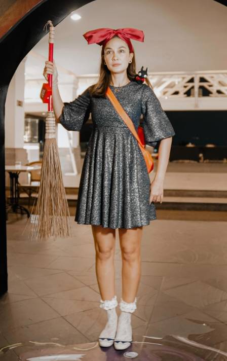 Kostum Halloween Simpel Perempuan (instagram.com/lunamaya)