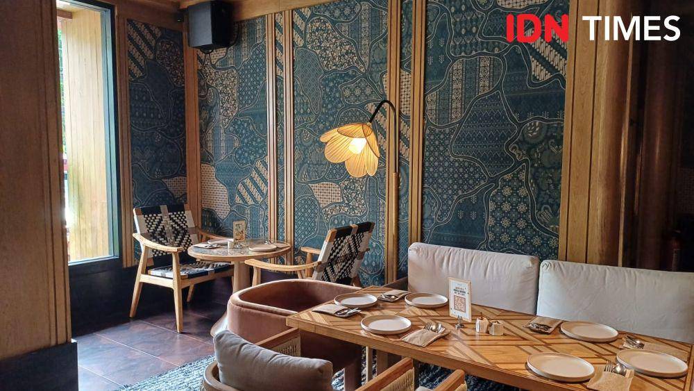 Potret area makan Semaja, Menteng, Jakarta (IDN Times/Dhiya Awlia Azzahra)