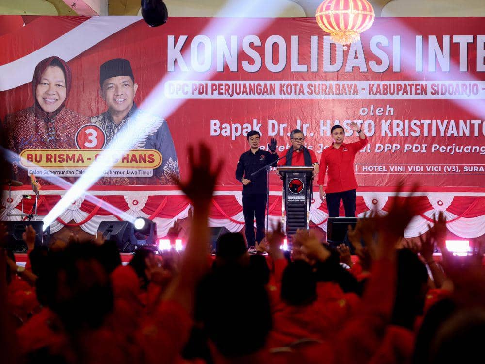 PDIP Surabaya Sidoarjo dan Gresik Komitmen Menangkan Risma-Gus Hans