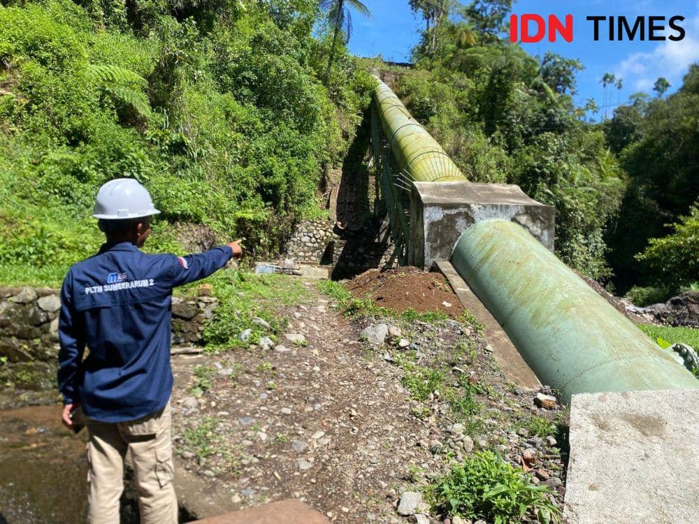 Nyala Terang Lereng Gunung Raung Berkat PLTM Sumberarum 2