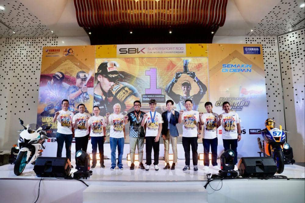 Apresiasi Yamaha Indonesia dan Eneos terhadap Aldi Satya (Eneos)