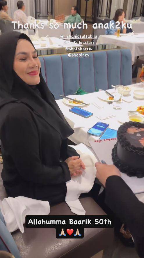 ulang tahun Sarita Abdul Mukti (Instagram.com/queen_saritaabdulmukti)
