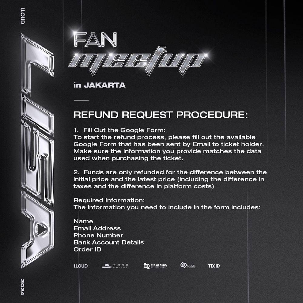 harga terbaru tiket fan meeting LISA di Jakarta (instagram.com/bigground.ent)