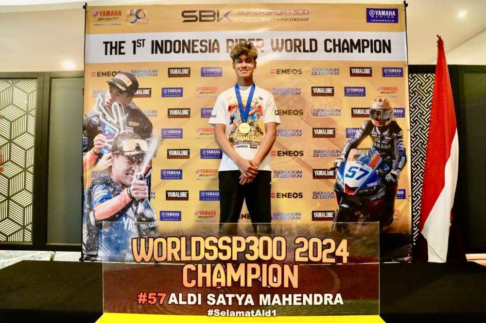 Aldi Satya Mahendra juara WorldSSP 300 2024 (Eneos)