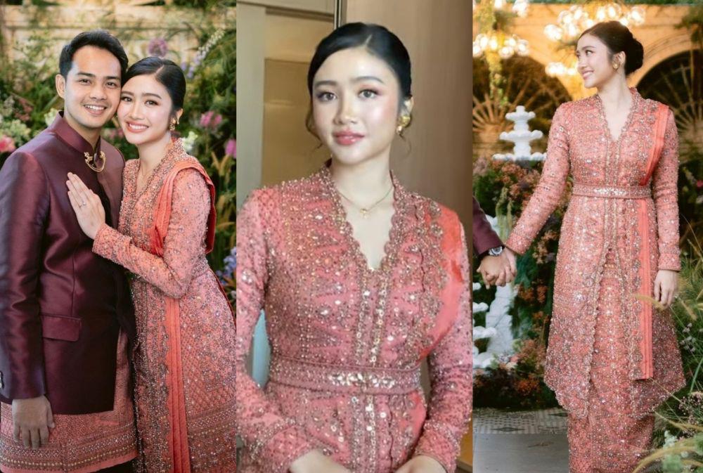 9 Inspirasi Gaya Lamaran Febby Rastanty, Busana dan Makeup