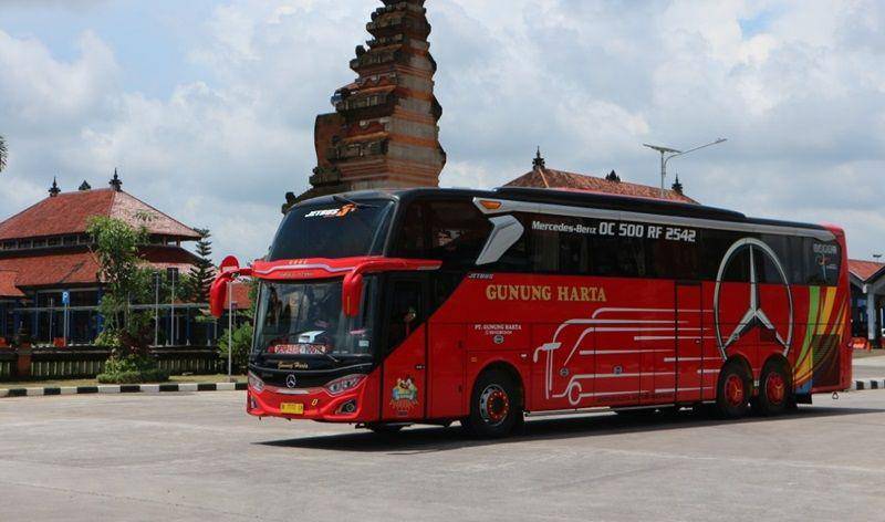 potret bus mewah PO Gunung Harta (dok. Gunung Harta)