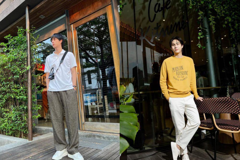 7 Inspirasi Outfit Minimalis ala Aktor Winny Thanawin, Chill dan Hits!