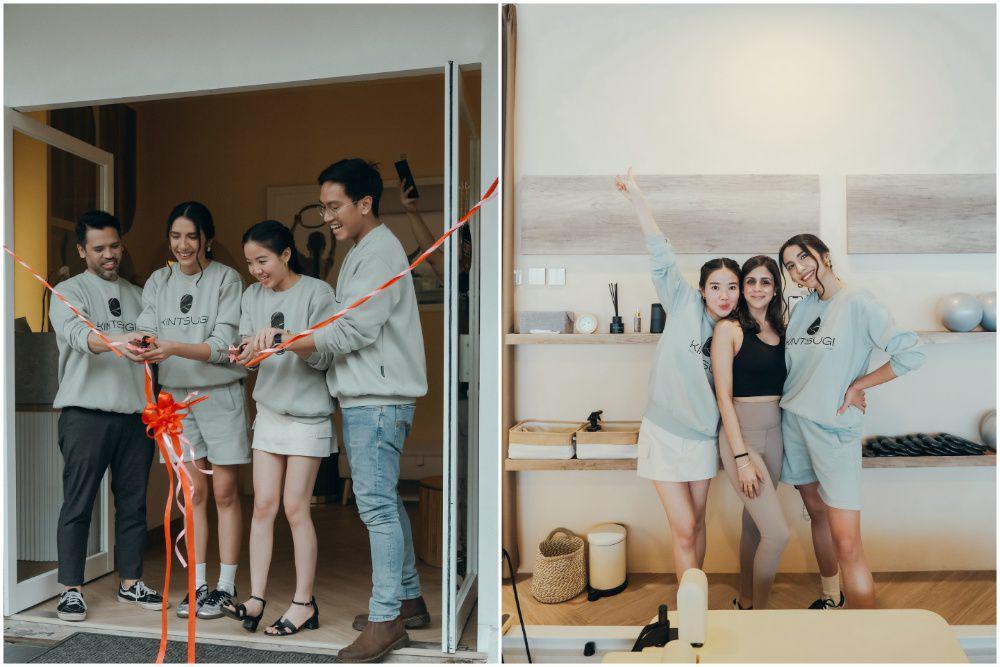 7 Potret Acha Sinaga Resmikan Studio Pilates, Makin Semangat!