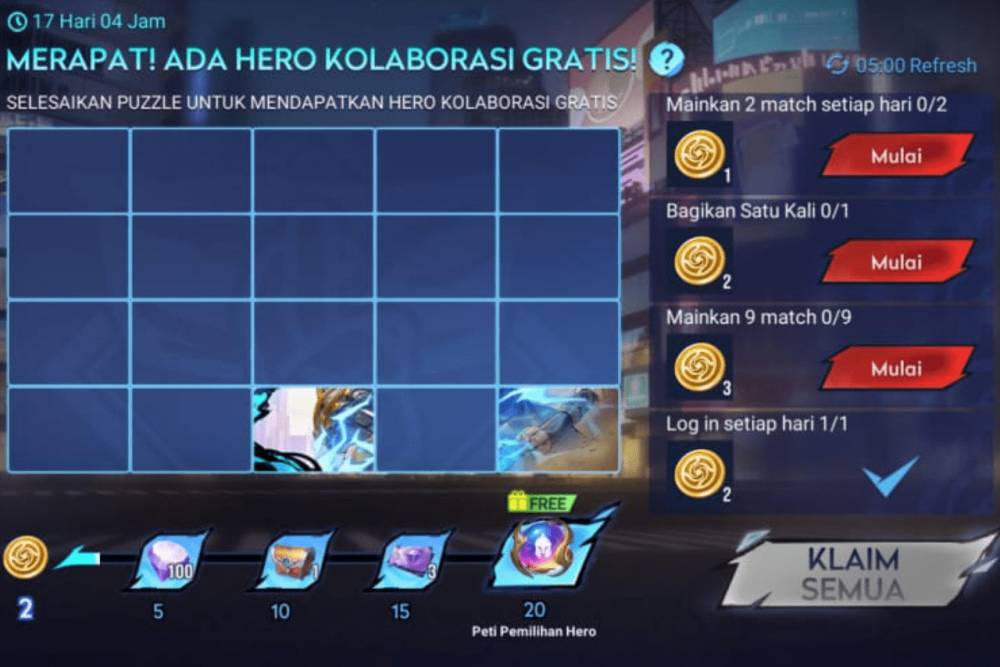 event Hero Kolaborasi Gratis di Honor of Kings (dok. TiMi Studio Group/Honor of Kings)