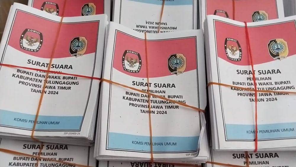 Surat suara untuk Pilbup Tulungagung. IDN Times/ Bramanta Pamungkas