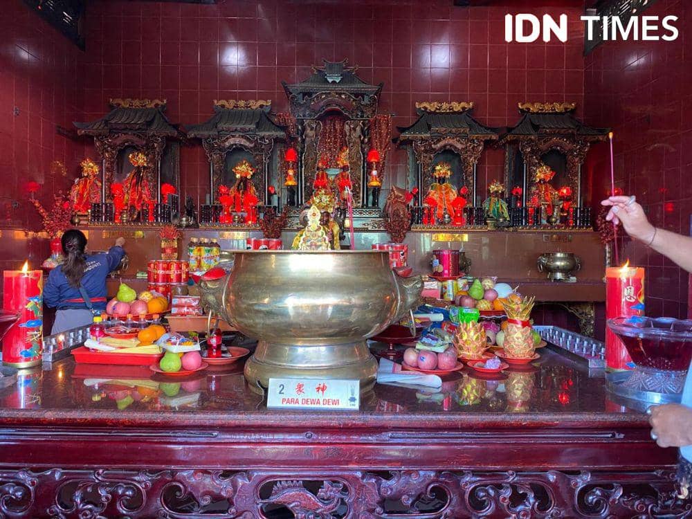 Pelinggih di Griya Kongco Tanah Kilap. (IDN Times/Yuko Utami)