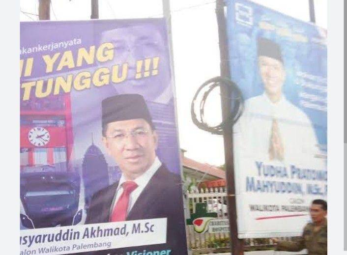 Pencopotan APK Bacawako Palembang (Dok. Satpol PP Palembang)