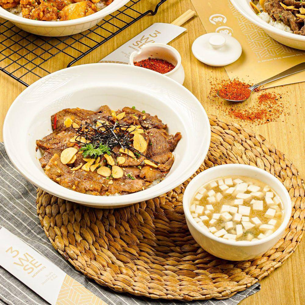 Potret menu Gyutan Don di 3 Wise Monkeys (instagram.com/3wisemonkeys_id)