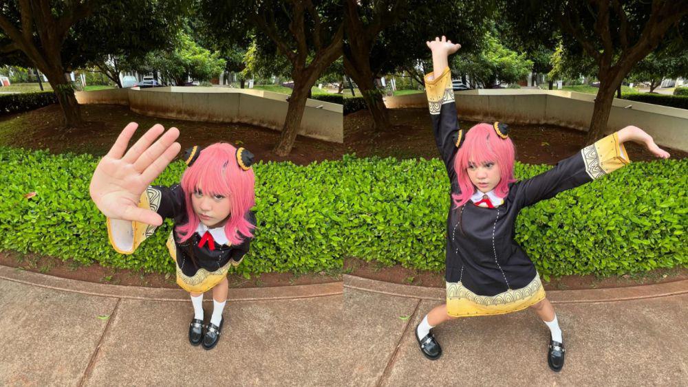 7 Potret Ziva Magnolya Cosplay Anya Forger, Sukses Bikin Gemas!
