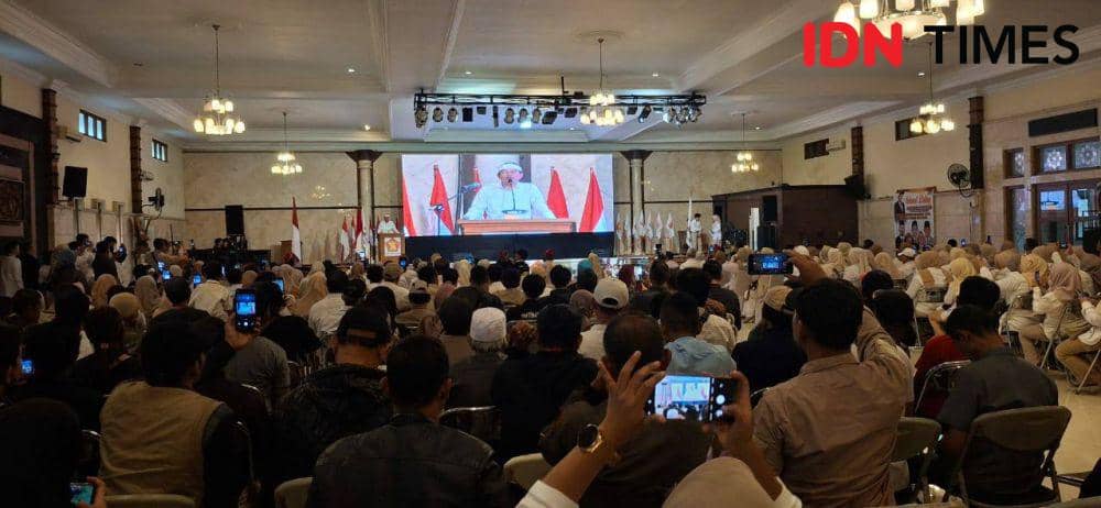 Konsolidasi Partai Gerindra di Kota Cimahi. (Rizki/IDN Times)