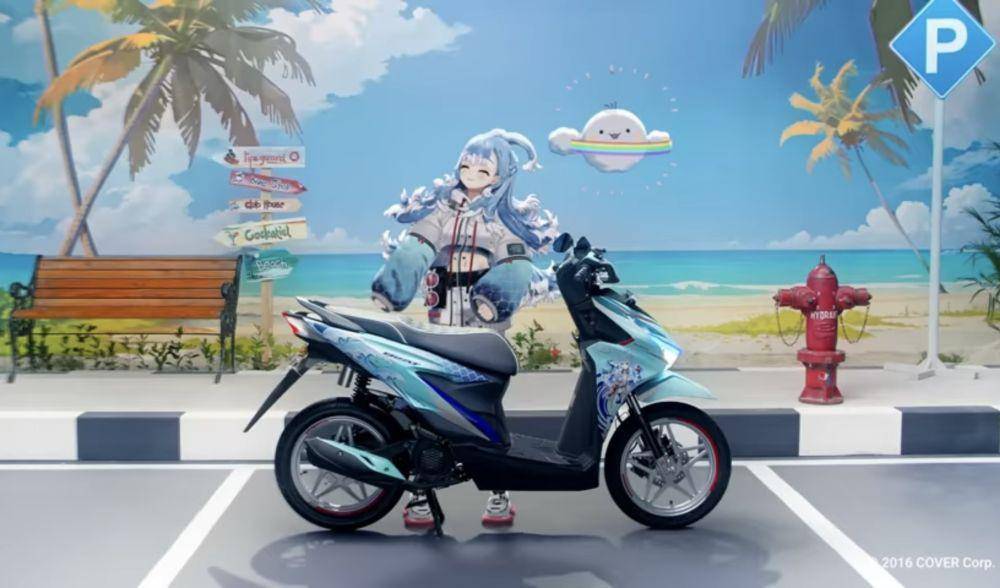 Terpasang berbagai aksesori aftermarket (Honda)
