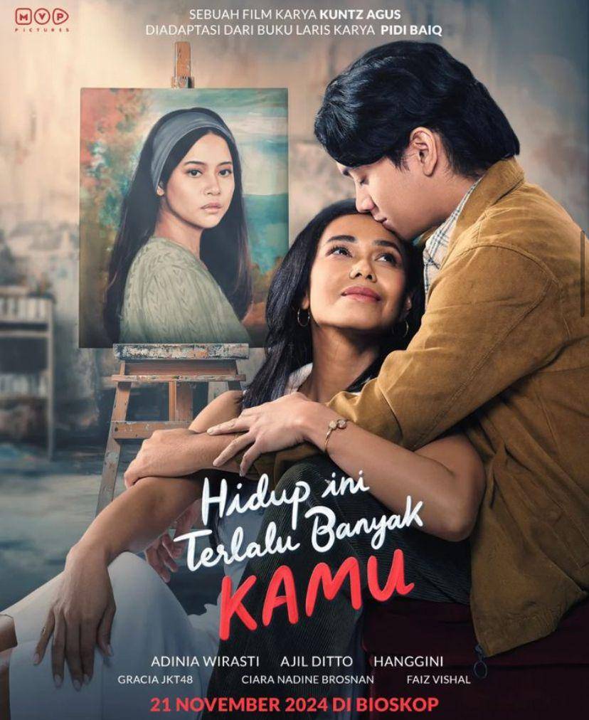 poster film Hidup Ini Terlalu Banyak Kamu (Instagram.com/mvppictures_id)