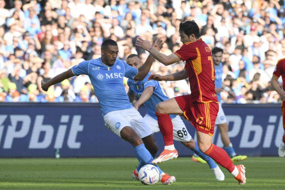 Napoli melawan AS Roma di Serie A 2023/2024. (x.com/OfficialASRoma)