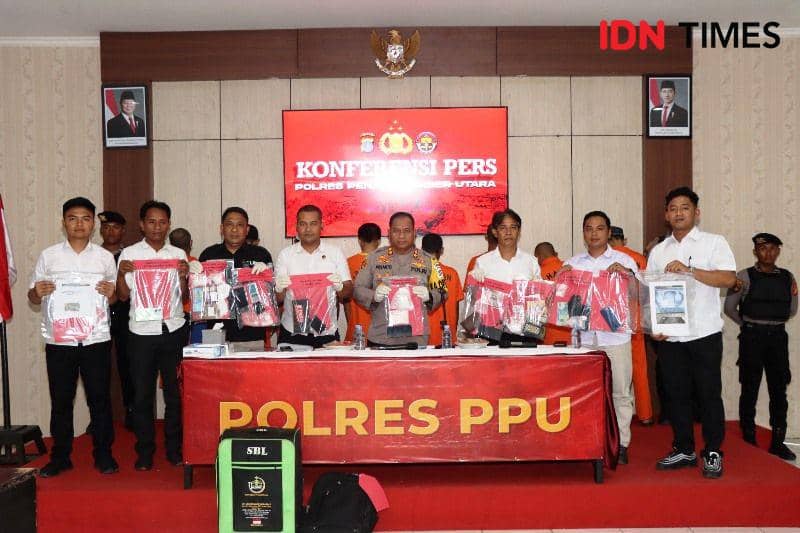 Polres PPU Bongkar Jaringan Pengedar Narkoba, 12 Tersangka Diamankan