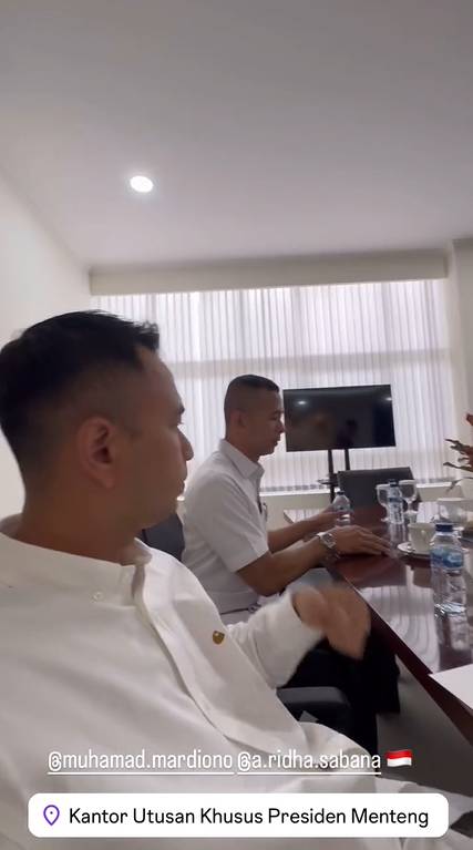 kantor Raffi Ahmad sebagai Utusan Khusus Presiden (instagram.com/raffinagita1717)