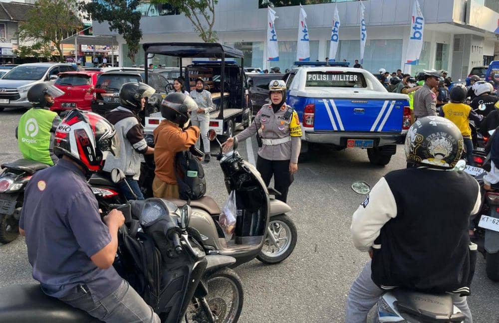 Giat Operasi Zebra Mahakam di Balikpapan. (Dok. Polresta Balikpapan)