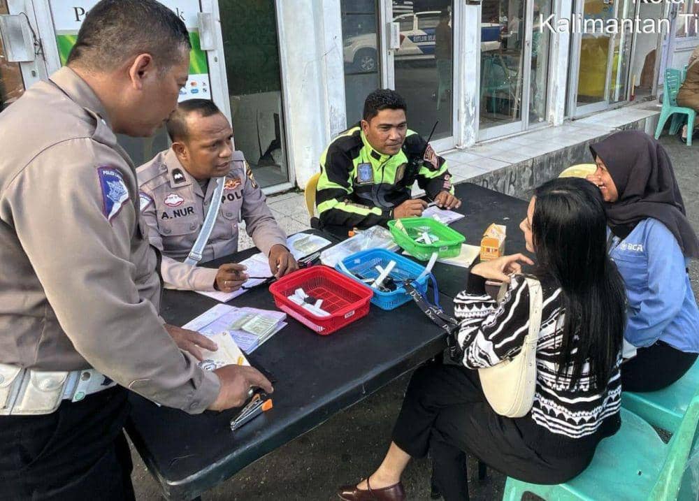 Jumlah kendaraan yang terkena tilang selama Operasi Zebra Mahakam 2024 meningkat. (Dok. Polresta Balikpapan)