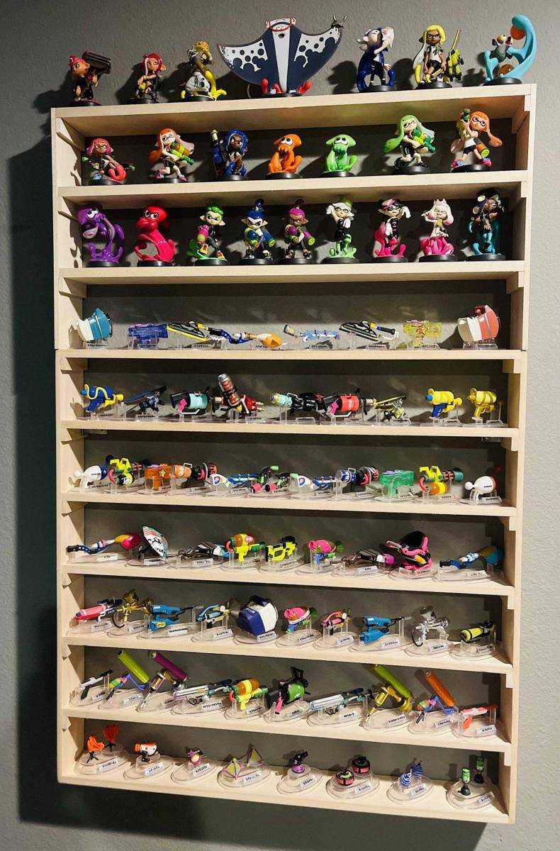 potret koleksi bertema Splatoon (reddit.com/user/ShaolinDrunk)