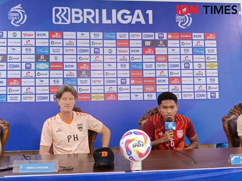 Fajar Fathur Rahman siap menyambut pertandingan melawan Dewa United FC. (IDN Times/Erik)