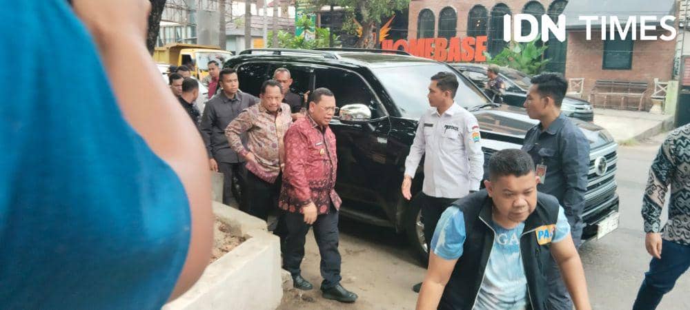 Mendagri Tito Karnavian tinjau lokasi wisata di Palembang (IDN Times/Feny Maulia Agustin)