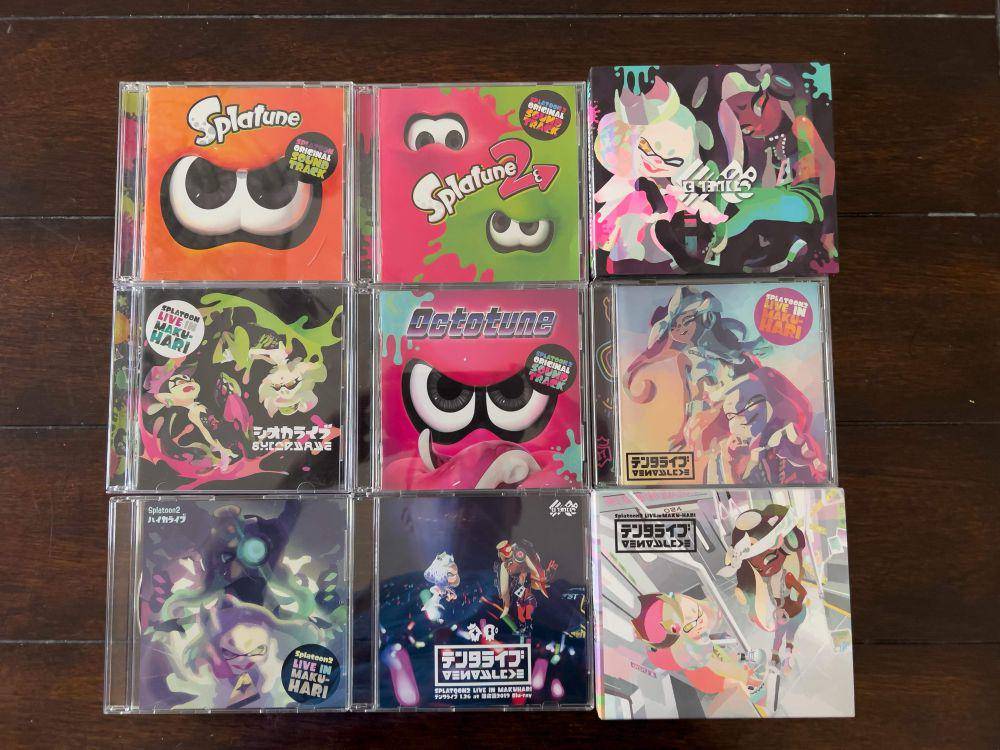 potret koleksi bertema Splatoon (reddit.com/user/CalebKOnline)