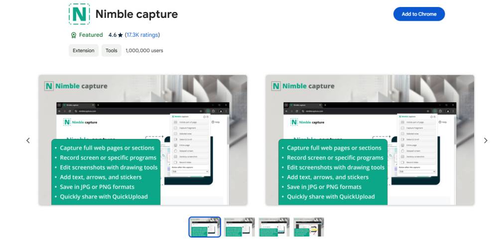 Aplikasi Nimbus capture (Chromewebstore/Nimbus capture)