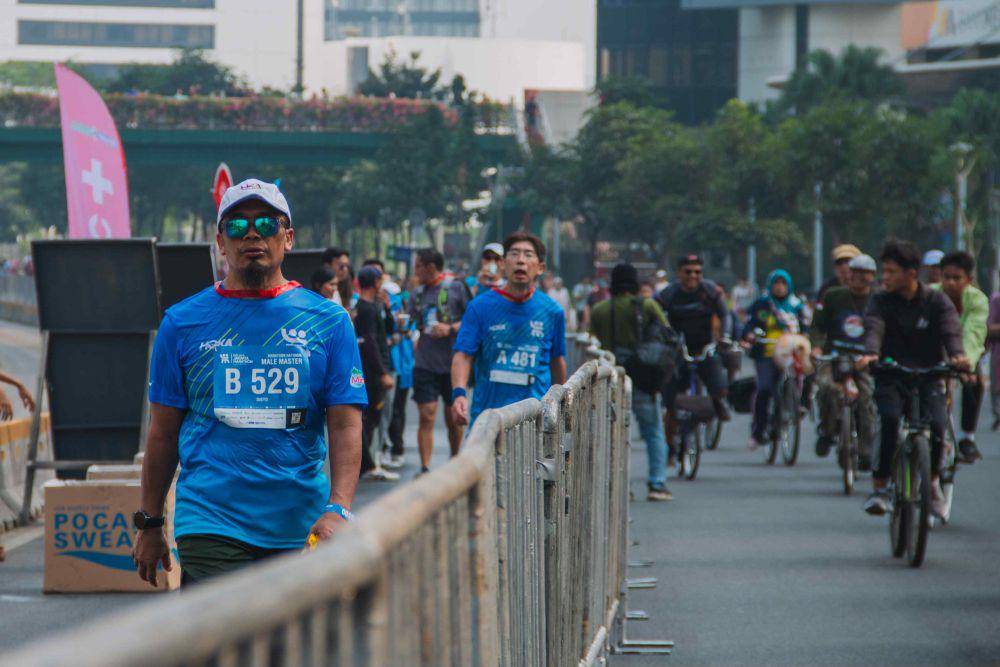 Aktivitas Warga Jakarta pada kegiatan Car Free Day
