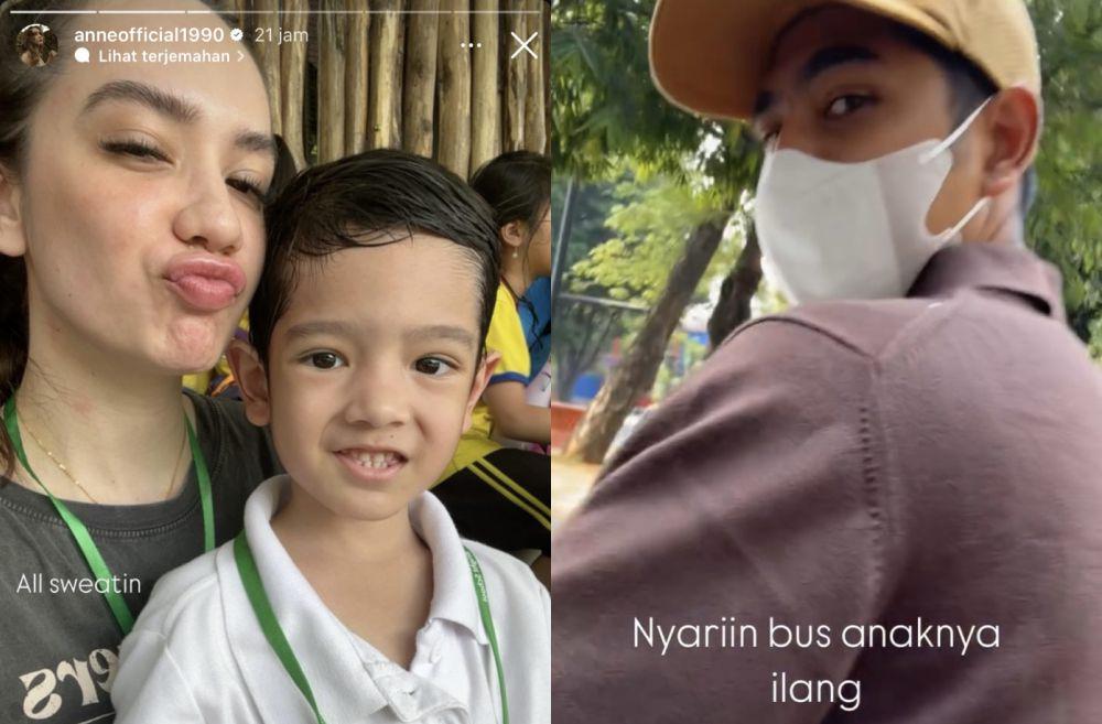 7 Potret Seru Putri Anne Dampingi Anak Darmawisata, Ada Arya Saloka