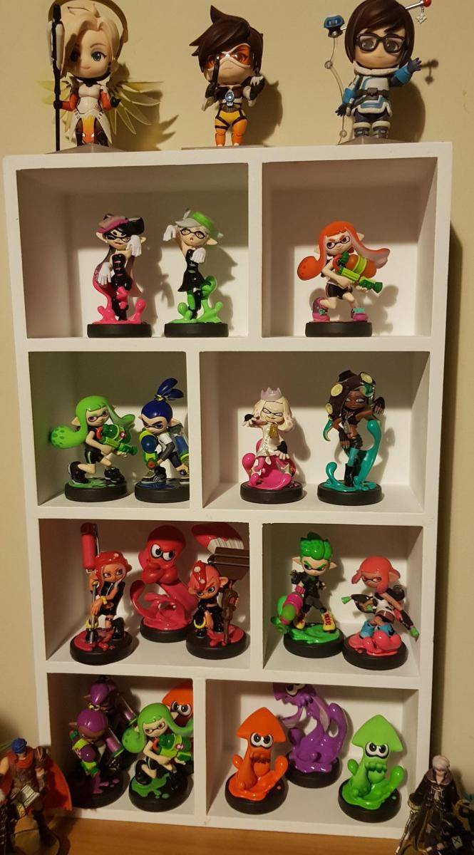 potret koleksi bertema Splatoon (reddit.com/user/LadyJ_15)