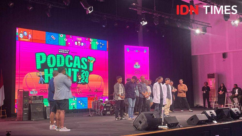 Grand final Podcast Hunt 2024 (IDN Times/Erfah Nanda)