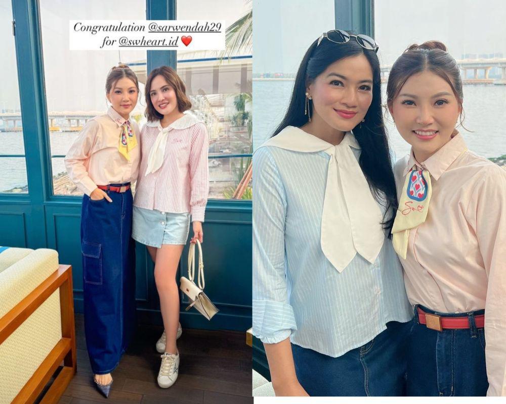 Sederet Sahabat Artis Hadiri Launching Brand Fashion Sarwendah