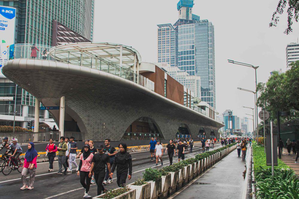 Jalan Sudirman-Thamrin Ditutup pada Malam Tahun Baru Mulai 18.00 WIB