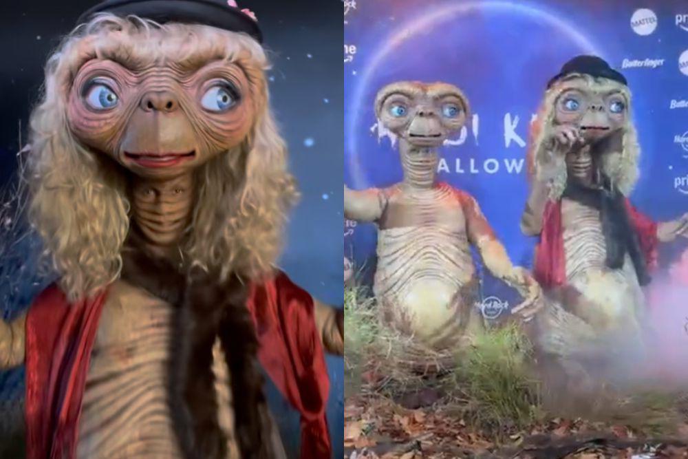 9 Potret Heidi Klum Cosplay Jadi E.T. di Pesta Halloween 2024, Gokil!