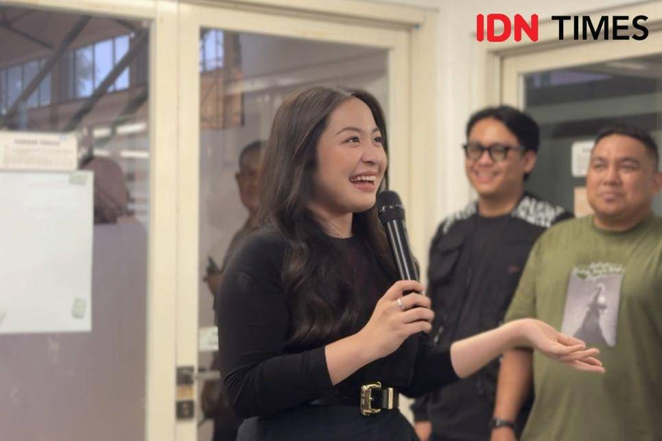 Raisa dan Bernadya dalam konferensi pers pada Jumat (1/11/2024) (IDN Times/Elizabeth Chiquita)