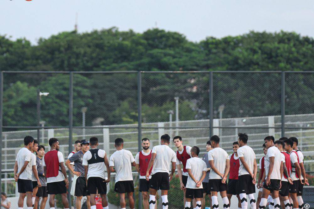 Galery Latihan Timnas Senior (22/3) di Lapangan Latihan JIS. (Dok. PSSI).