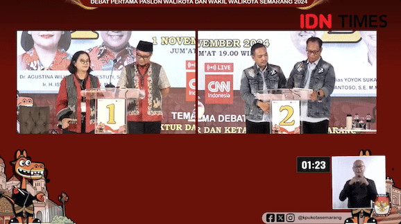 Ini Daftar Panelis dan Tema Debat Kedua Pilwakot Semarang 2024