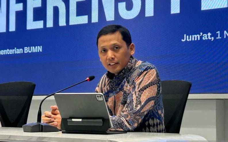 Wakil Direktur Utama PT Bio Farma (Persero) Soleh Ayubi (ANTARA/Maria Cicilia Galuh)