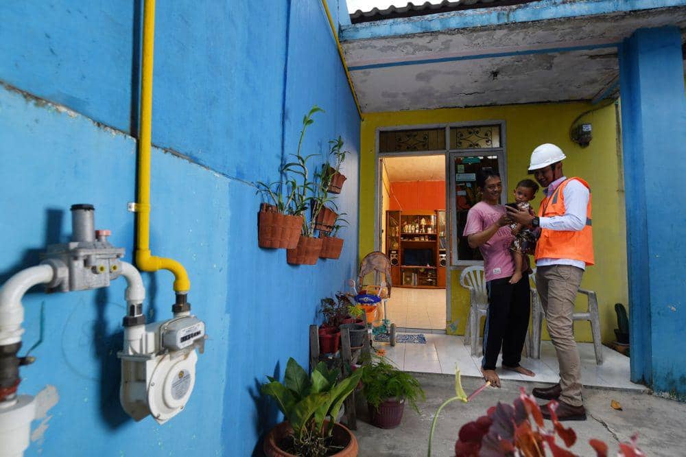 PGN berkomitmen mengurangi beban beban subsidi dan impor energi, melalui pengembangan jargas rumah tangga yang masif. (dok. PGN)