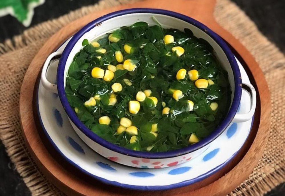 Resep Sayur Bening Daun Kelor Jagung Manis, Menu Sehat Bergizi