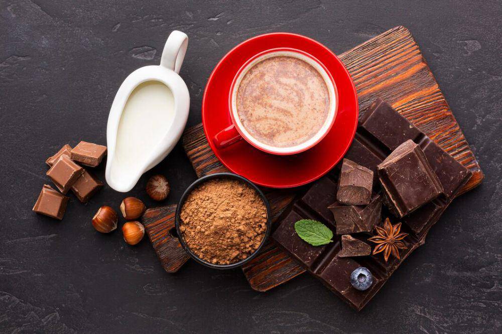 ilustrasi wedang cokelat rempah (freepik.com/freepik)