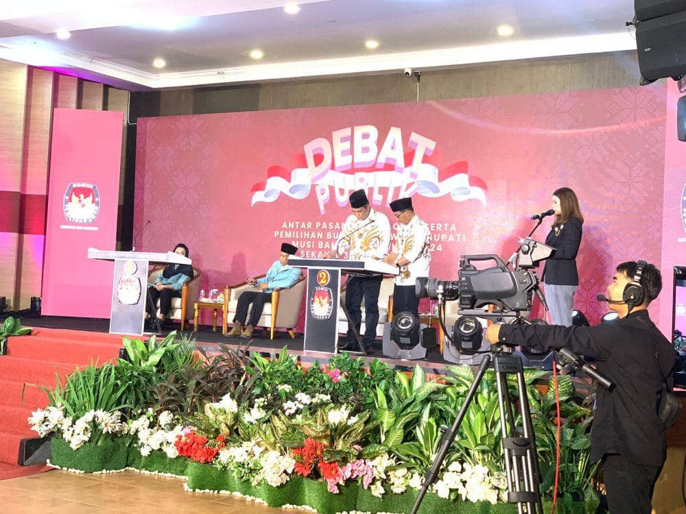(Suasana debat perdana Pilkada Muba 2024) IDN Times/istimewa
