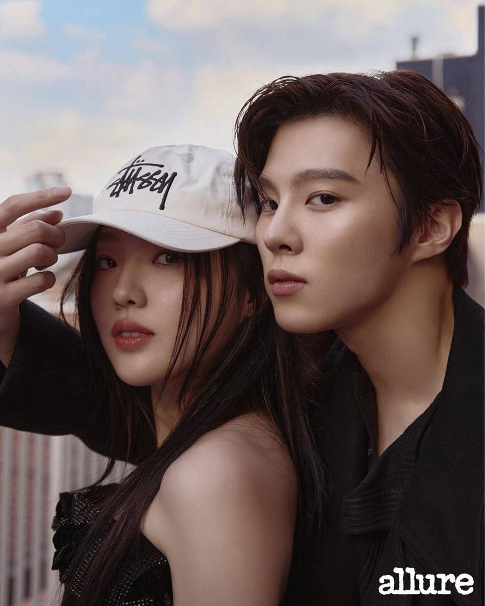 potret Kim Woo Seok dan Kang Na Eon (dok. Allure Korea)
