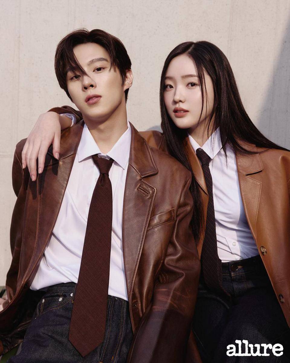 potret Kim Woo Seok dan Kang Na Eon (dok. Allure Korea)