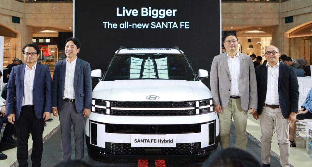 Mobil Hybrid All New Santa Fe Siap Mengaspal di Jogja