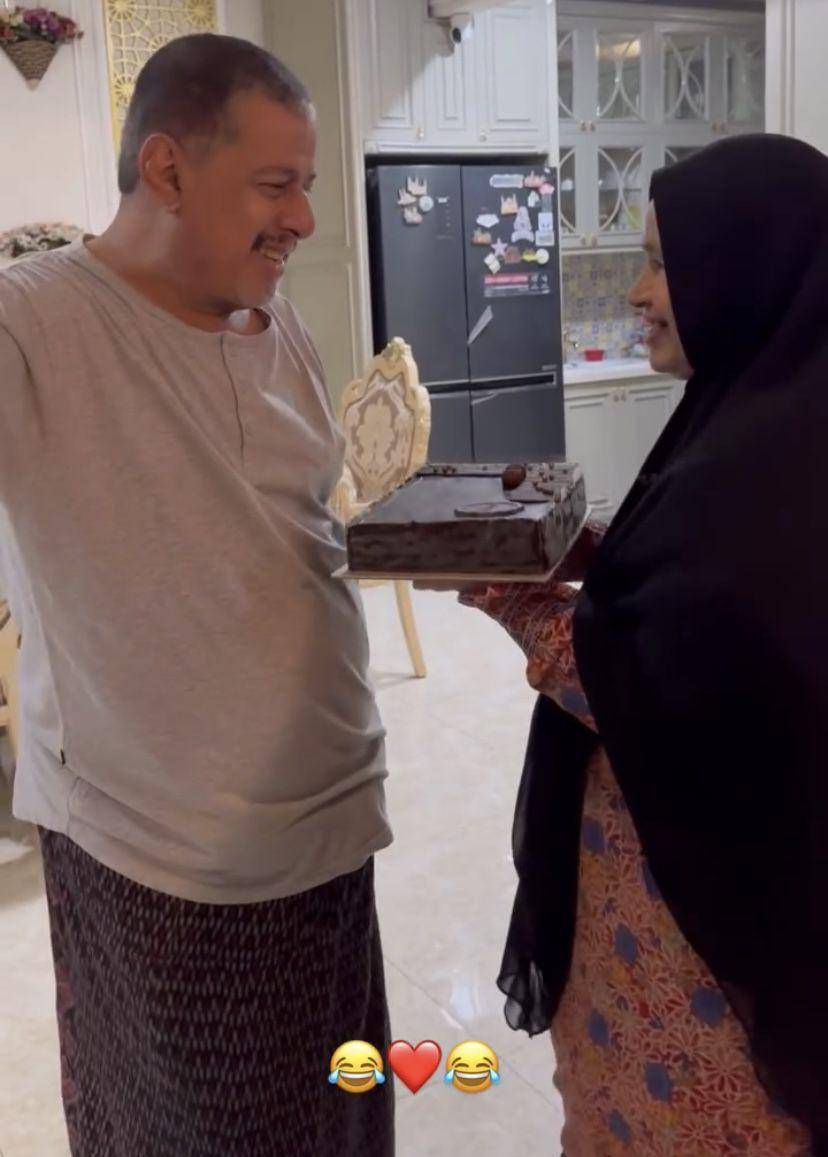 potret kejutan ulang tahun Pak Muh, ayah Fadil Jaidi (Instagram.com/fadiljaidi)